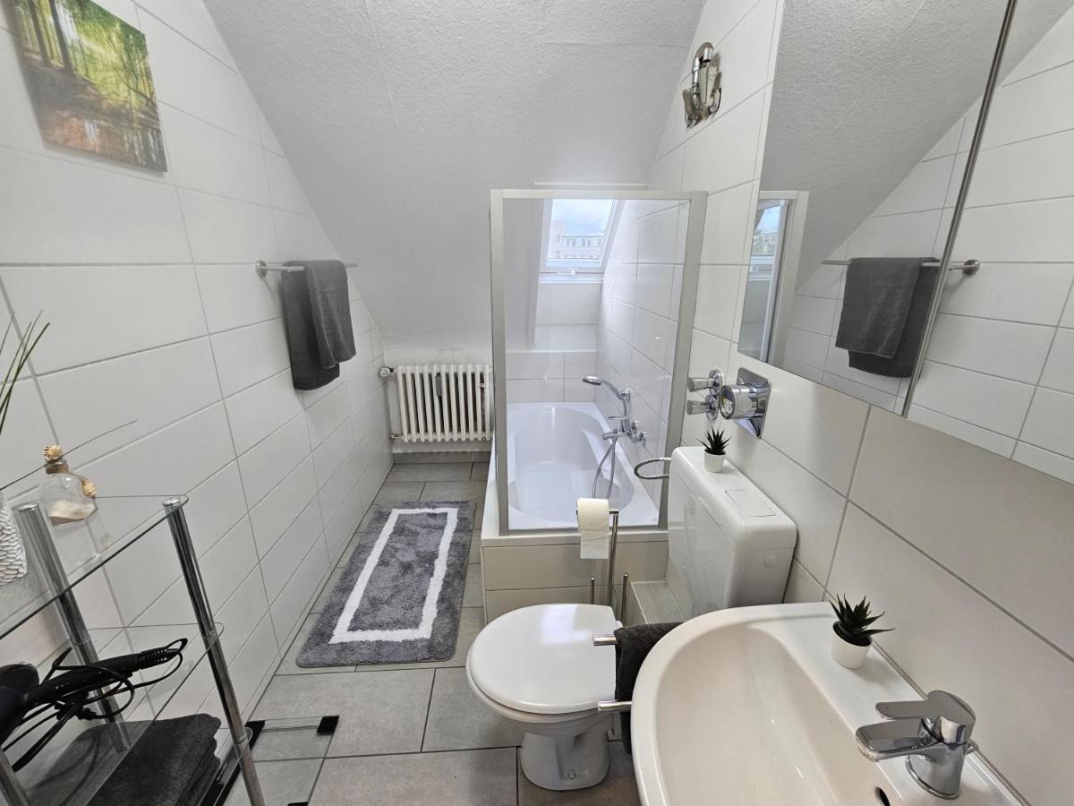 Exklusives Und Helles Dachgeschoss-Apartment No 3 Im Zentrum Von Kassel, Schnelles 1Gbit Internet, Geschirrspueler, Boxspringbetten 외부 사진